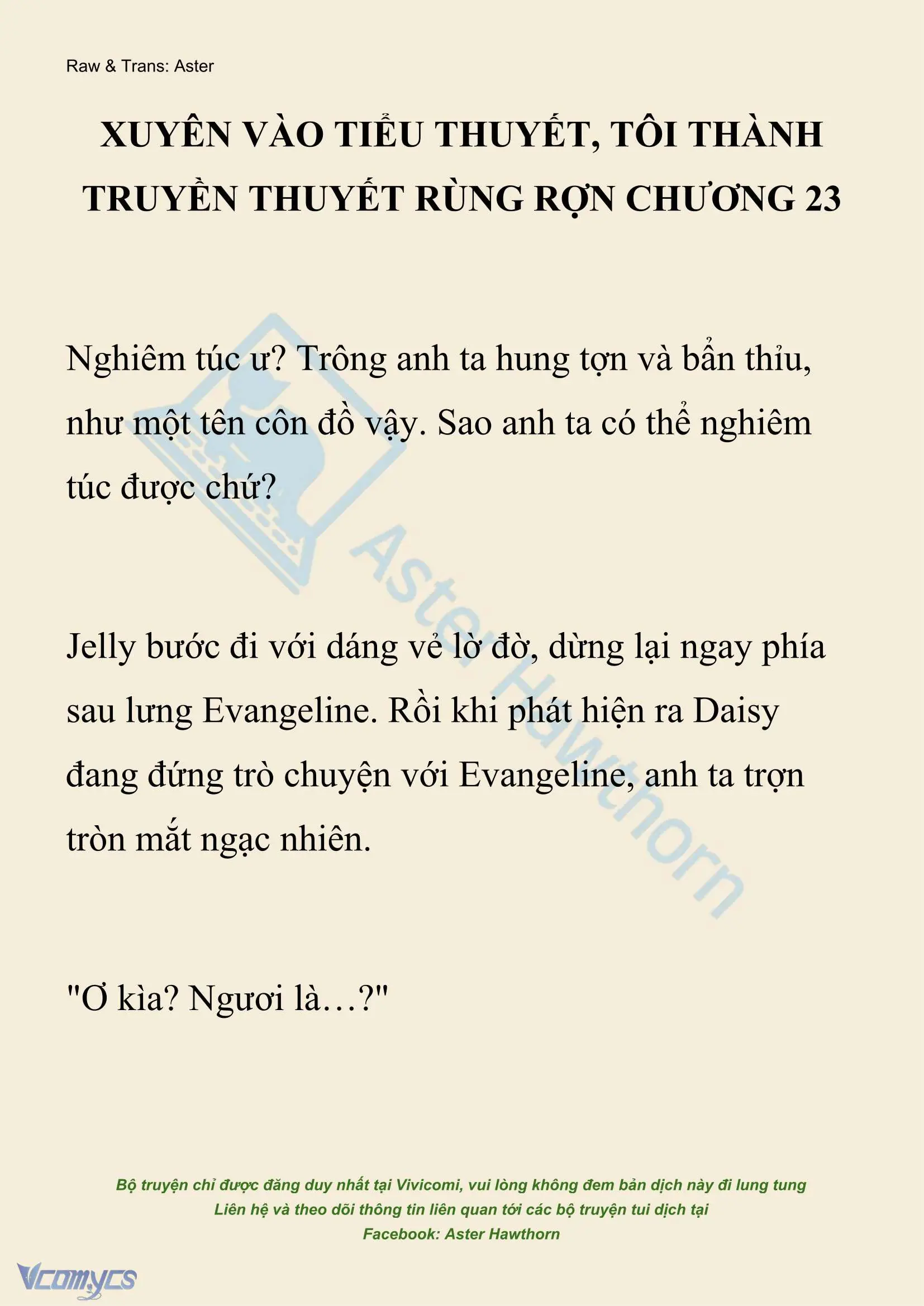 [NOVEL] Xuyên Vào Tiểu Thuyết, Tôi Thành Truyền Thuyết Rùng Rợn Chapter 23 - Trang 2