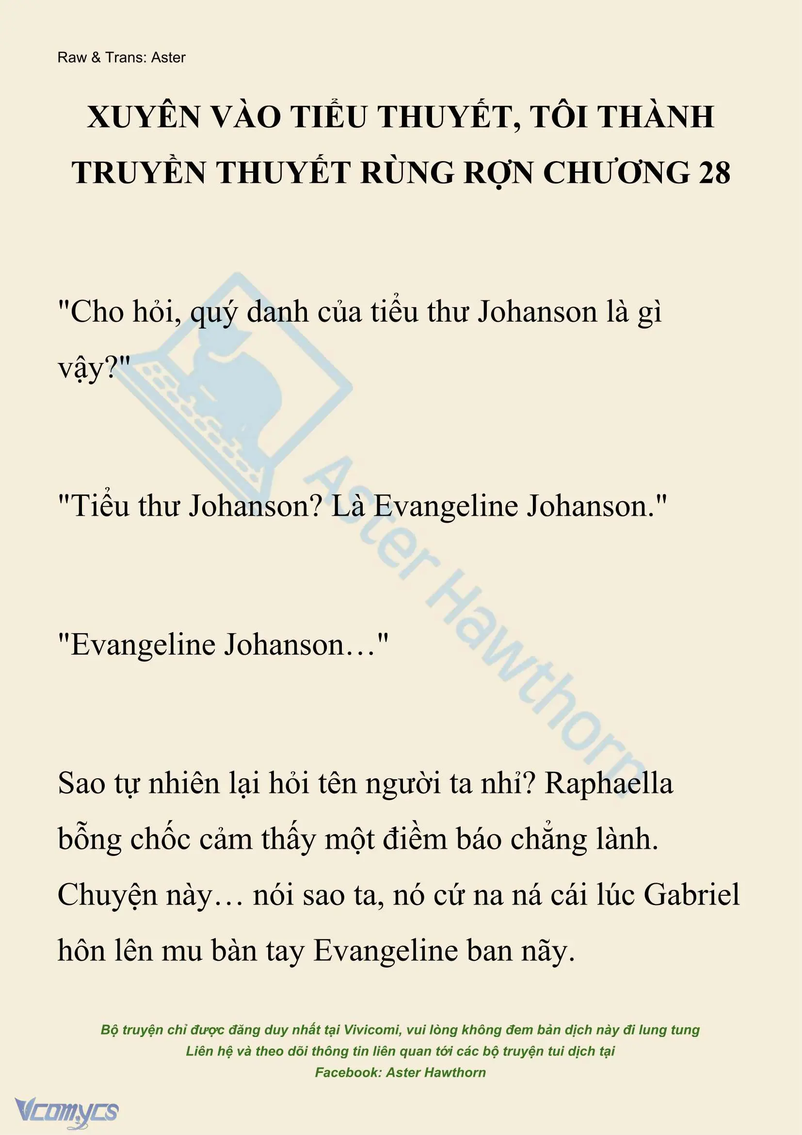 [NOVEL] Xuyên Vào Tiểu Thuyết, Tôi Thành Truyền Thuyết Rùng Rợn Chapter 28 - Trang 2