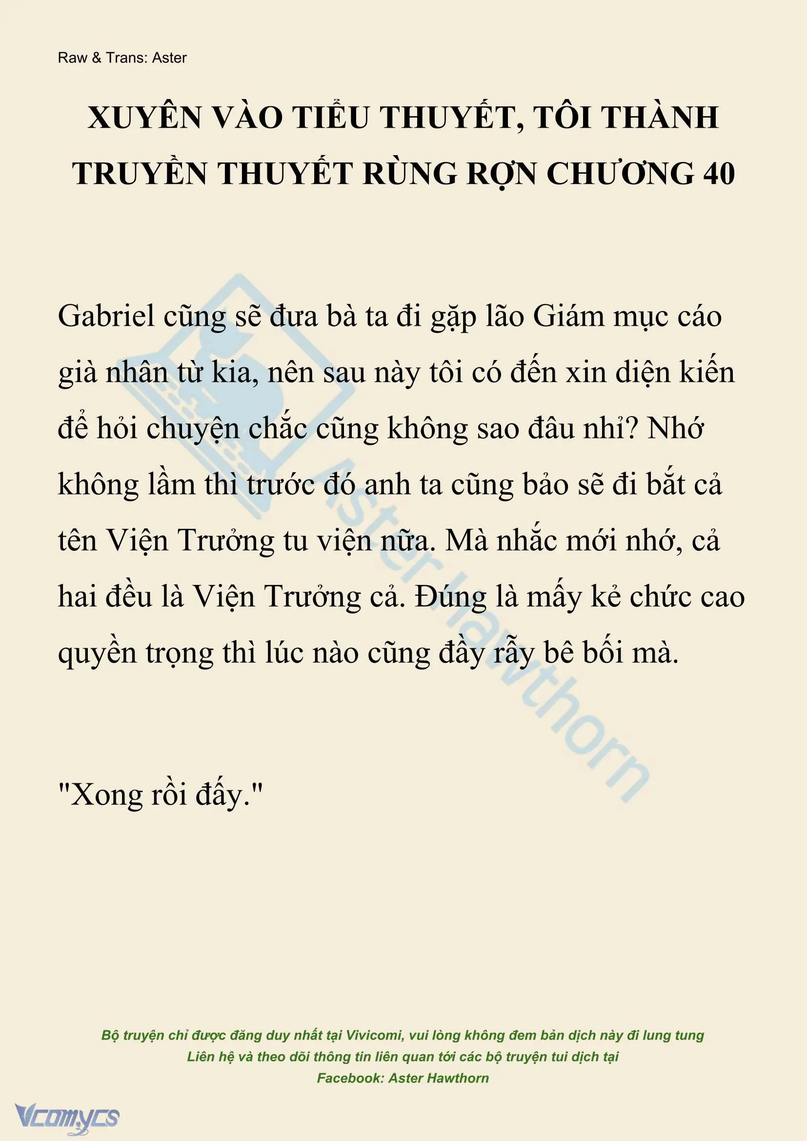 [NOVEL] Xuyên Vào Tiểu Thuyết, Tôi Thành Truyền Thuyết Rùng Rợn Chapter 40 - Trang 2