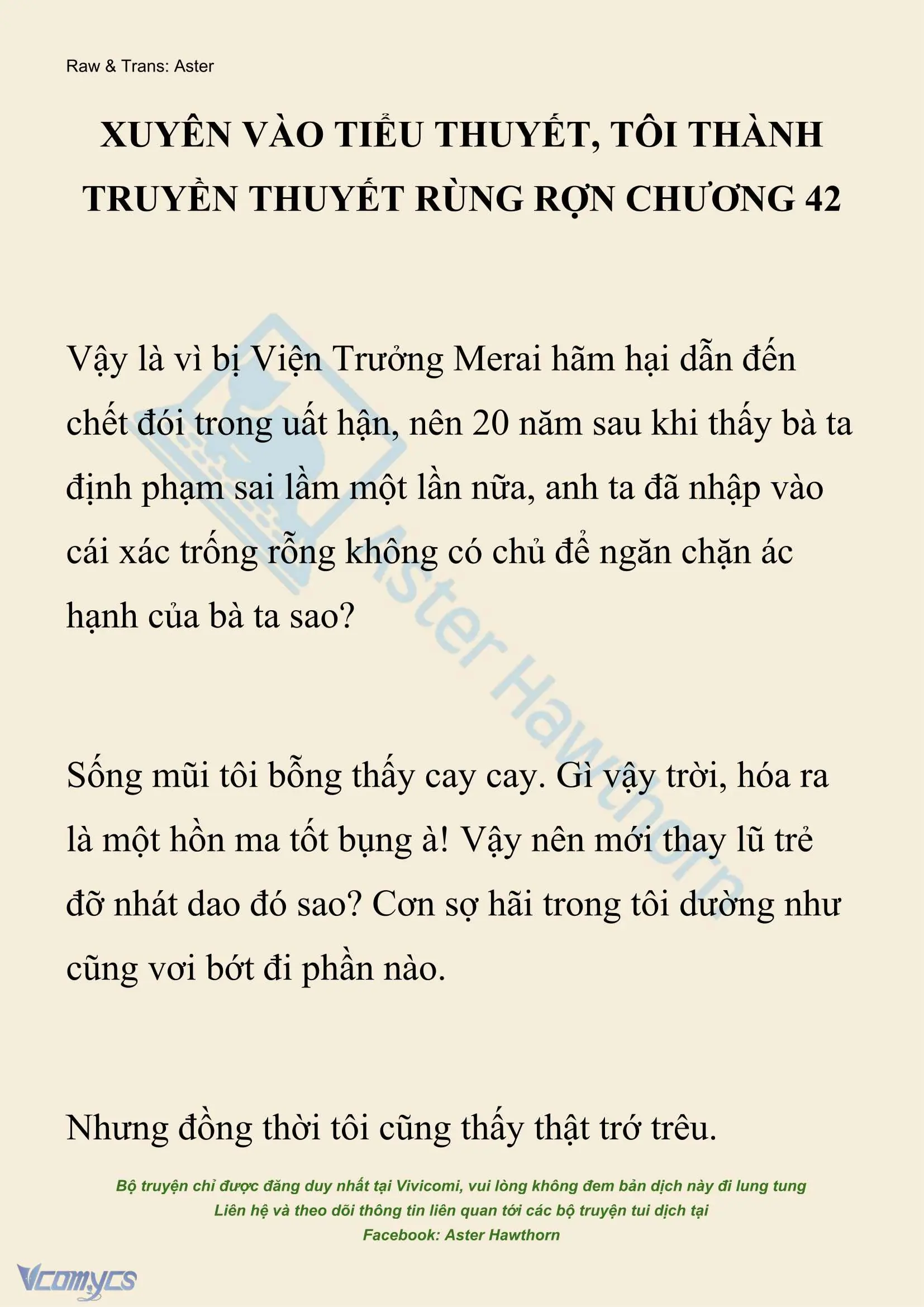 [NOVEL] Xuyên Vào Tiểu Thuyết, Tôi Thành Truyền Thuyết Rùng Rợn Chapter 42 - Trang 2