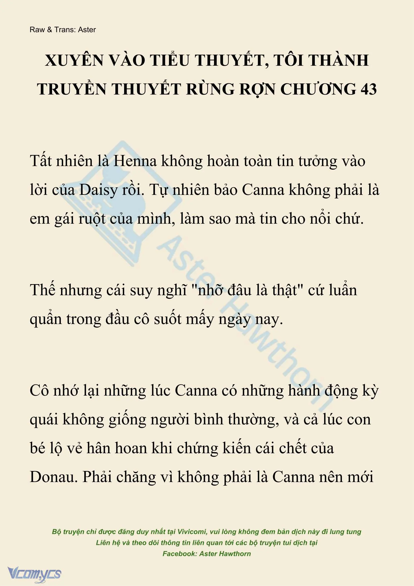 [NOVEL] Xuyên Vào Tiểu Thuyết, Tôi Thành Truyền Thuyết Rùng Rợn Chapter 43 - Trang 2