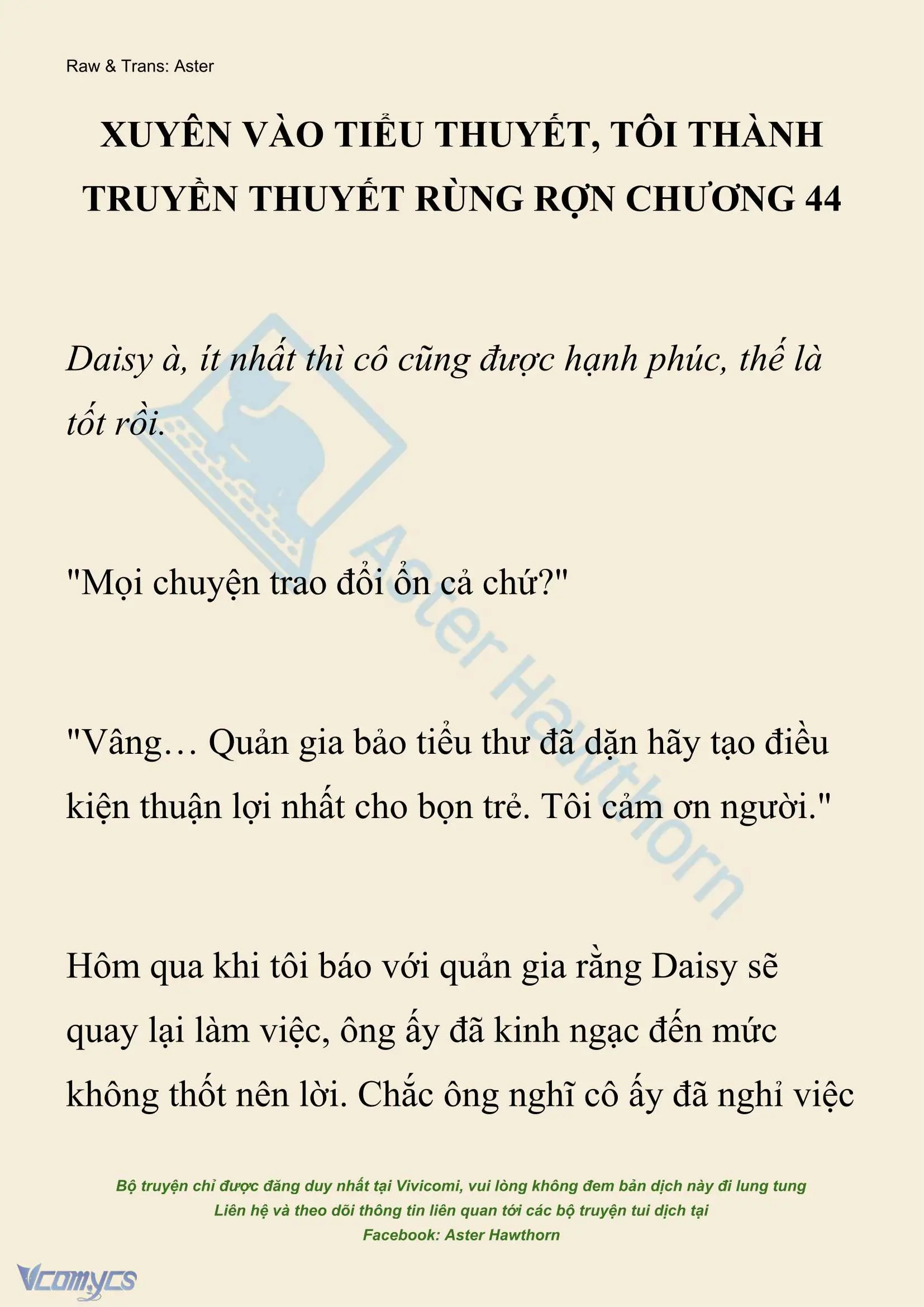 [NOVEL] Xuyên Vào Tiểu Thuyết, Tôi Thành Truyền Thuyết Rùng Rợn Chapter 44 - Trang 2
