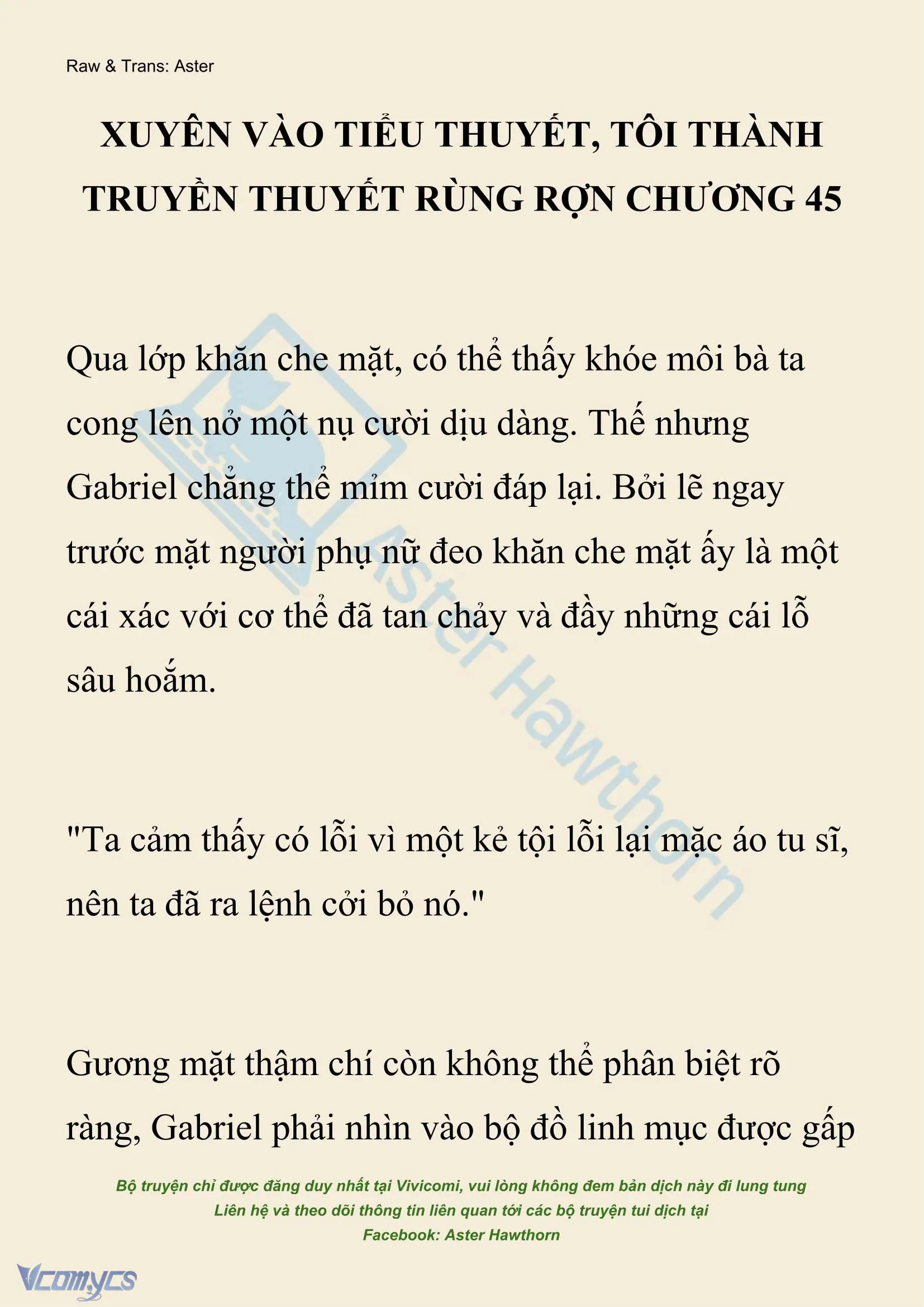 [NOVEL] Xuyên Vào Tiểu Thuyết, Tôi Thành Truyền Thuyết Rùng Rợn Chapter 45 - Trang 2