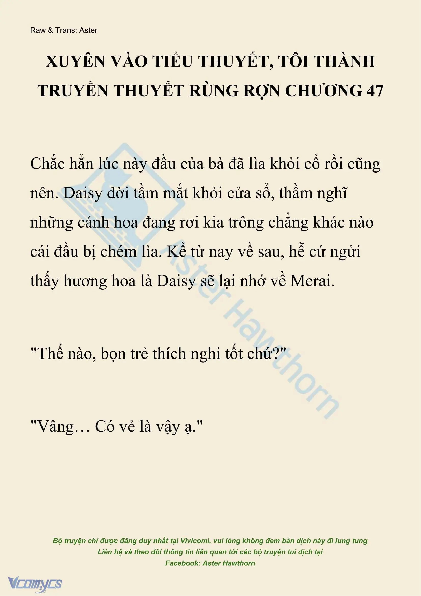 [NOVEL] Xuyên Vào Tiểu Thuyết, Tôi Thành Truyền Thuyết Rùng Rợn Chapter 47 - Trang 2