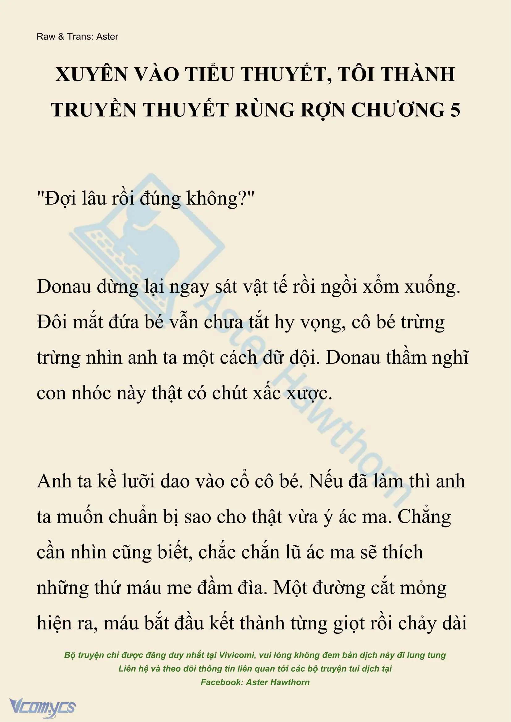 [NOVEL] Xuyên Vào Tiểu Thuyết, Tôi Thành Truyền Thuyết Rùng Rợn Chapter 5 - Trang 2
