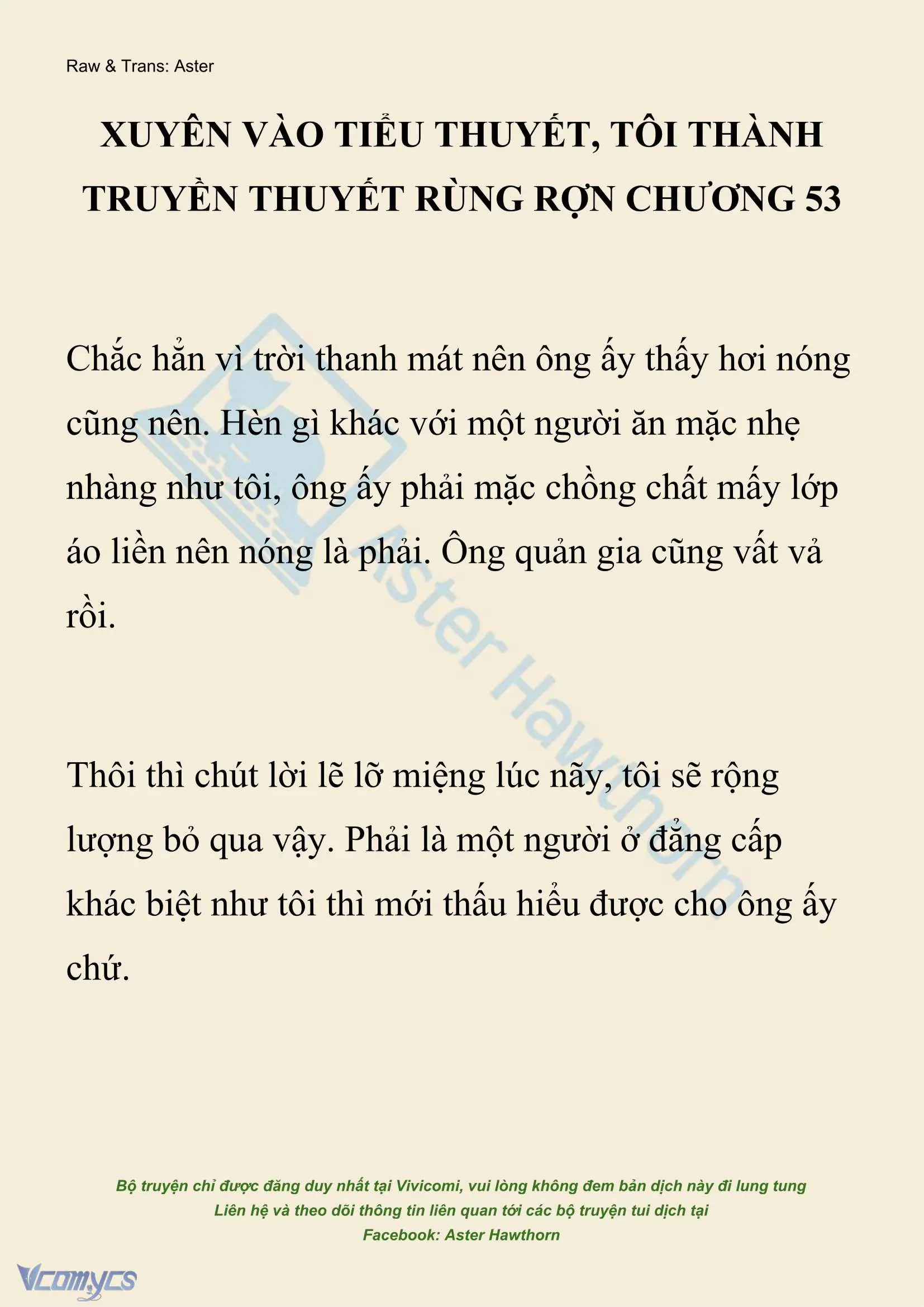 [NOVEL] Xuyên Vào Tiểu Thuyết, Tôi Thành Truyền Thuyết Rùng Rợn Chapter 53 - Trang 2