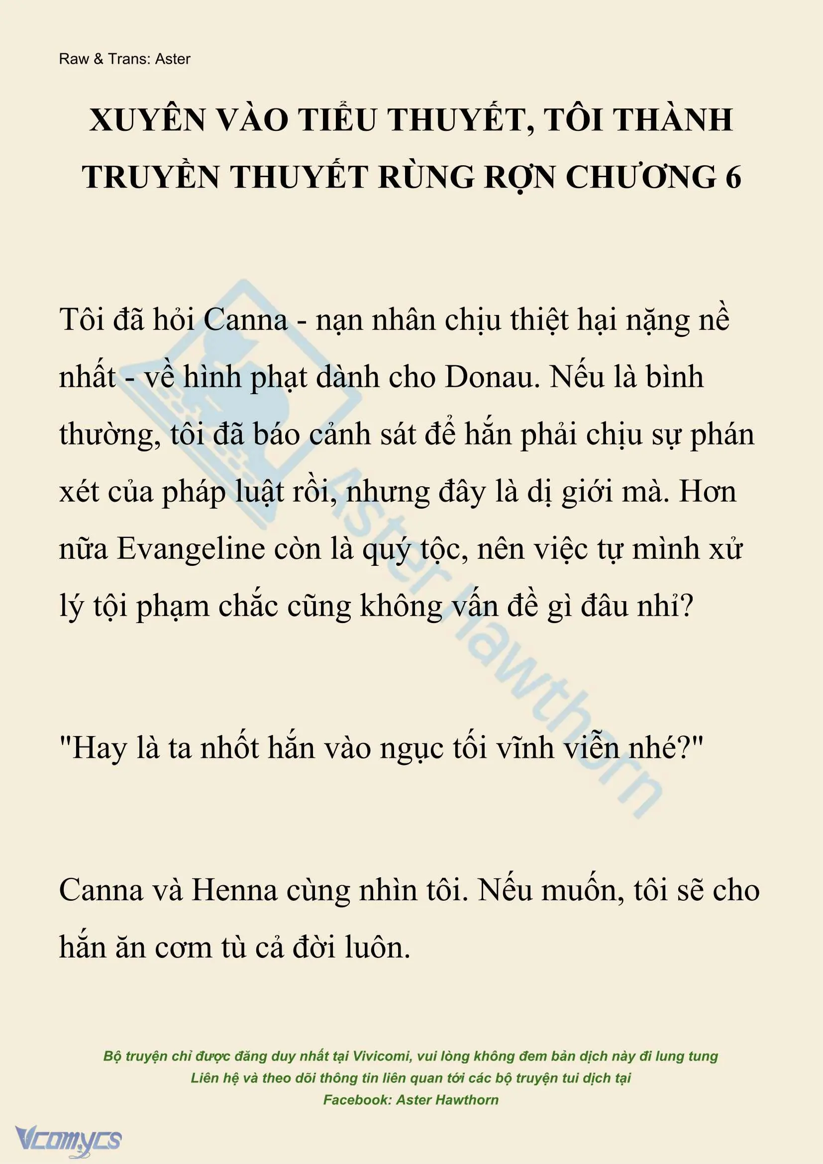 [NOVEL] Xuyên Vào Tiểu Thuyết, Tôi Thành Truyền Thuyết Rùng Rợn Chapter 6 - Trang 2