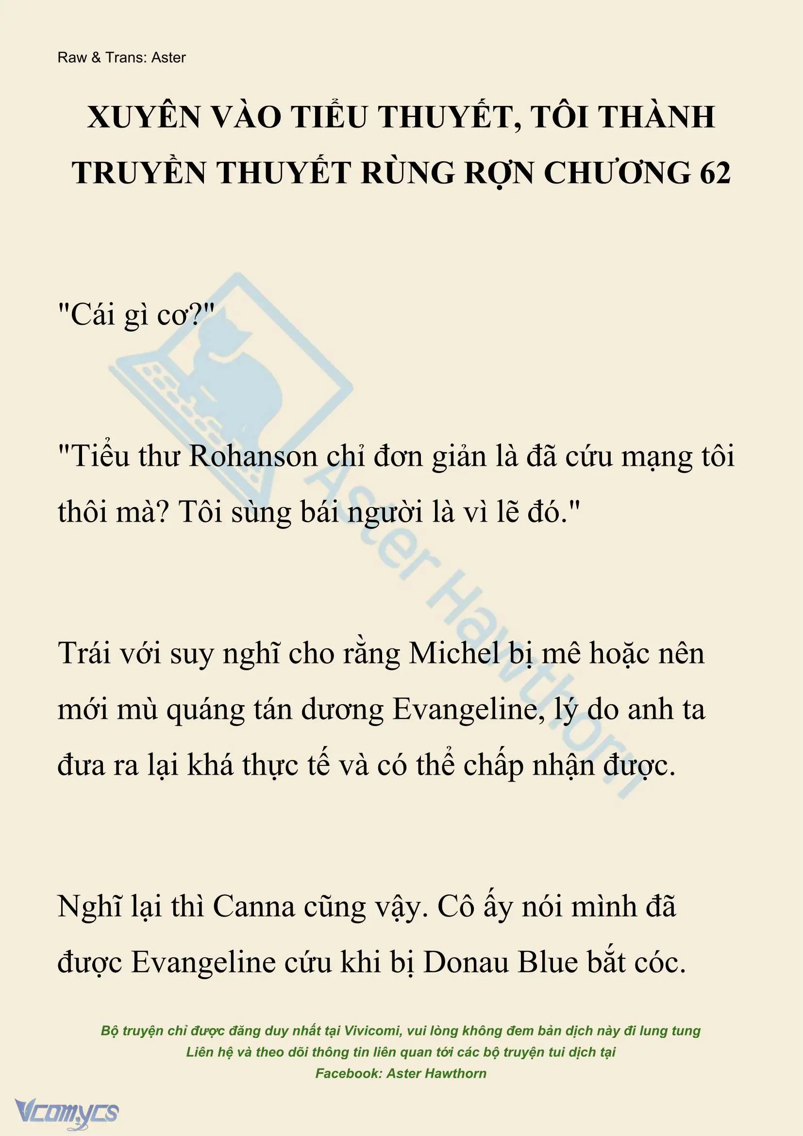 [NOVEL] Xuyên Vào Tiểu Thuyết, Tôi Thành Truyền Thuyết Rùng Rợn Chapter 62 - Trang 2