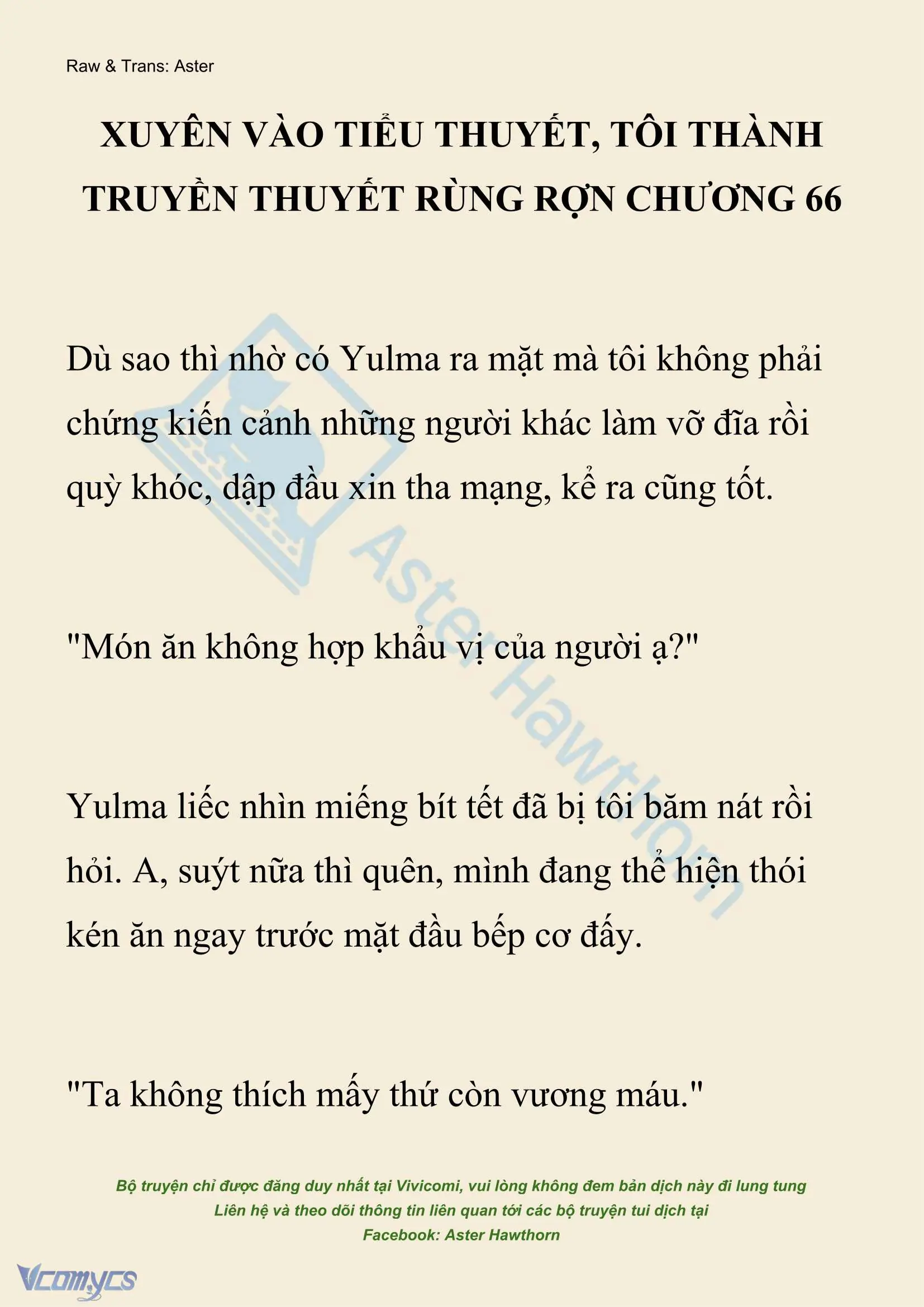 [NOVEL] Xuyên Vào Tiểu Thuyết, Tôi Thành Truyền Thuyết Rùng Rợn Chapter 66 - Trang 2