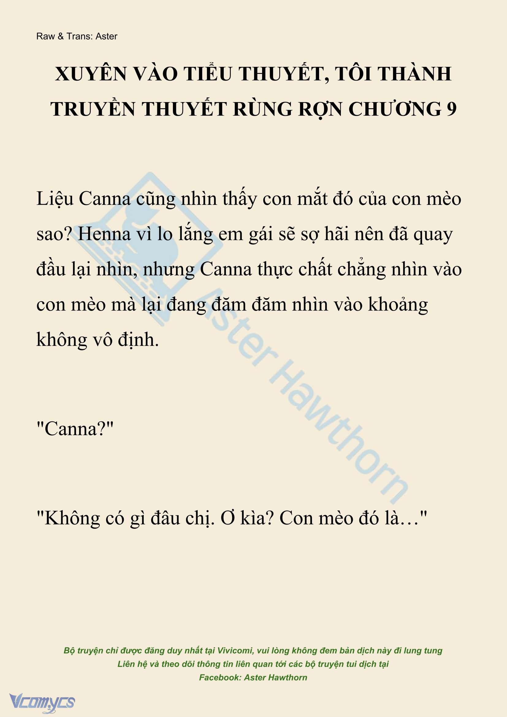 [NOVEL] Xuyên Vào Tiểu Thuyết, Tôi Thành Truyền Thuyết Rùng Rợn Chapter 9 - Trang 2