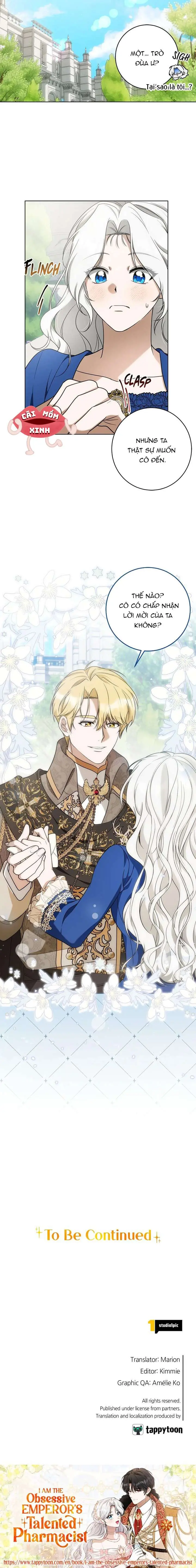 Nữ Dược Sư Của Vị Hoàng Đế Si Tình Chapter 18 - Trang 11