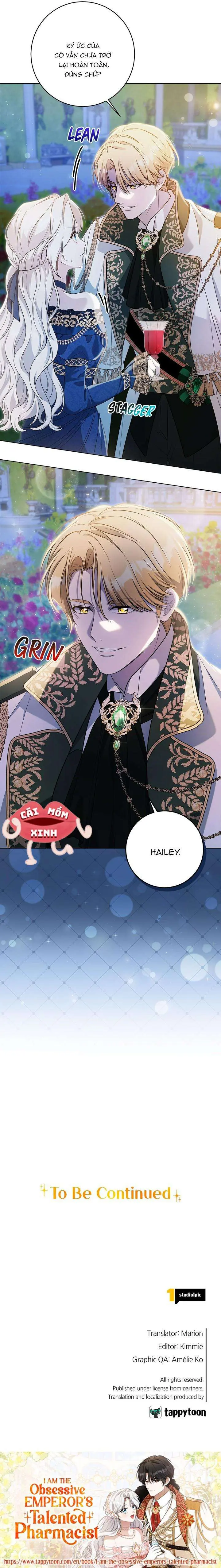 Nữ Dược Sư Của Vị Hoàng Đế Si Tình Chapter 21 - Trang 12