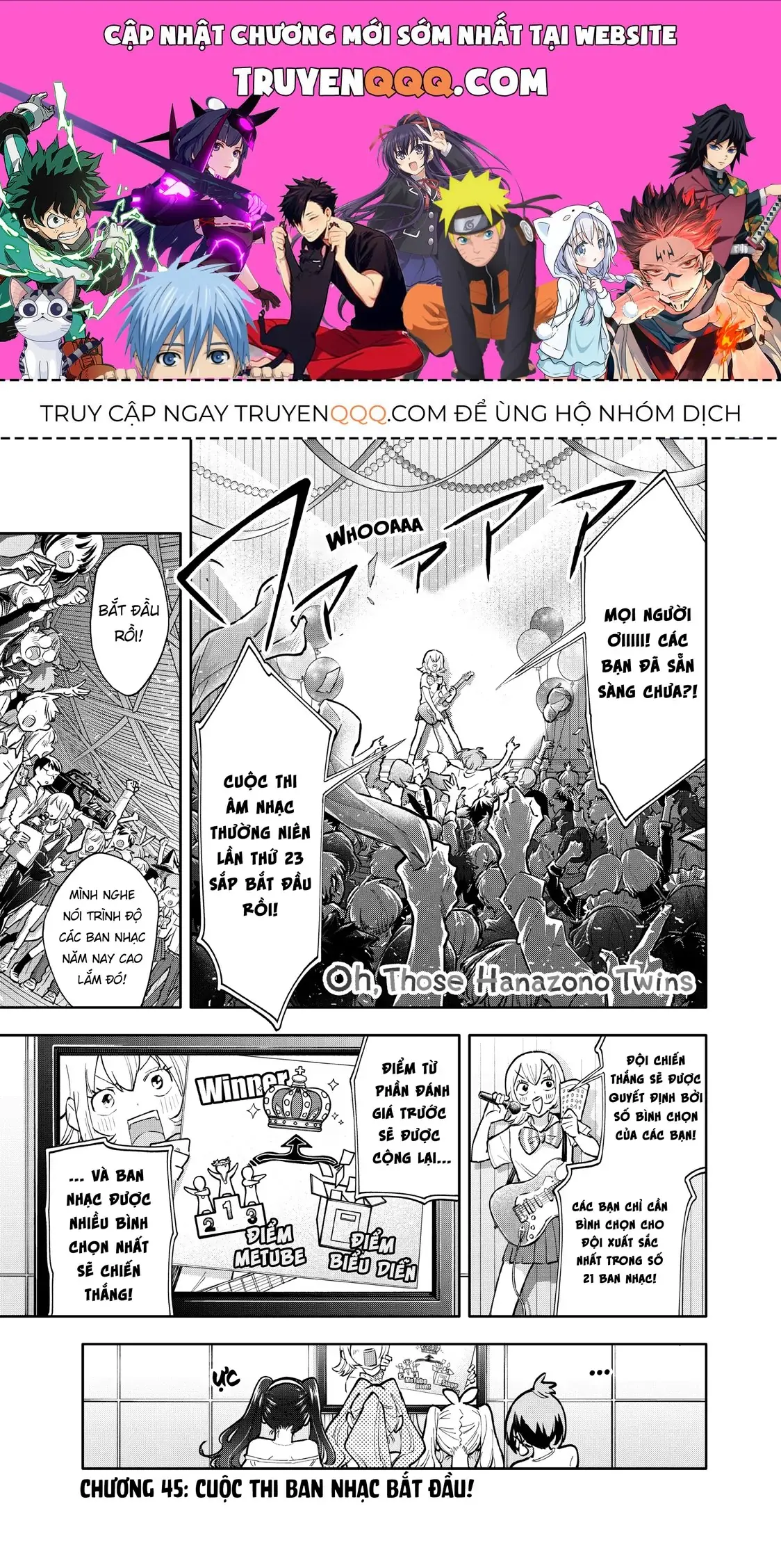 Oh, Those Hanazono Twins Chapter 45 - Trang 2