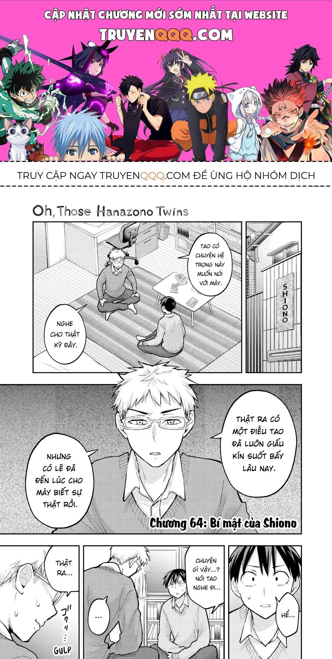 Oh, Those Hanazono Twins Chapter 64 - Trang 2