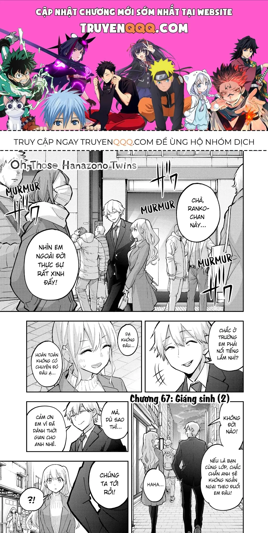 Oh, Those Hanazono Twins Chapter 67 - Trang 2