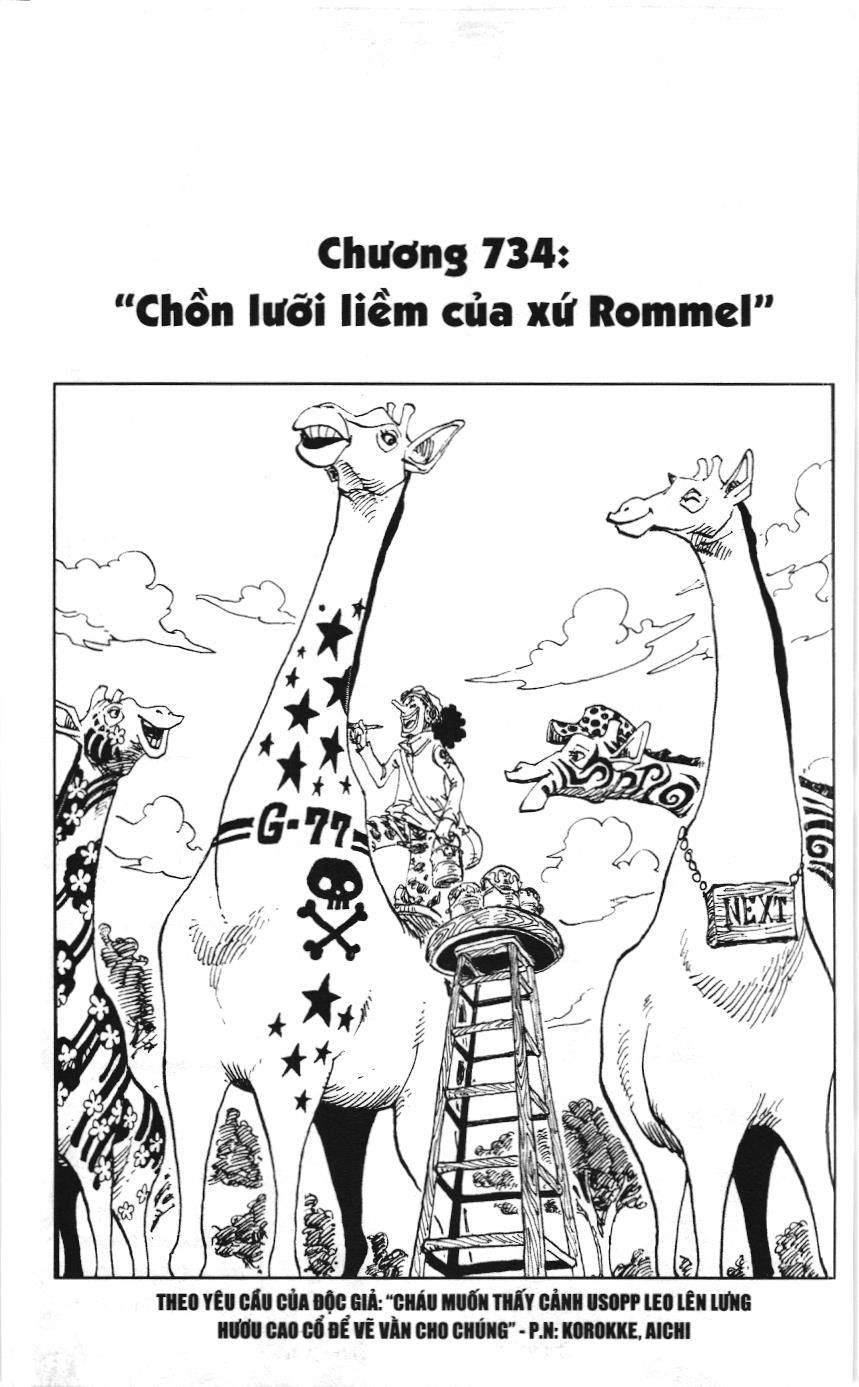 One Piece (NXB Kim Đồng) Chapter 734 - Trang 2