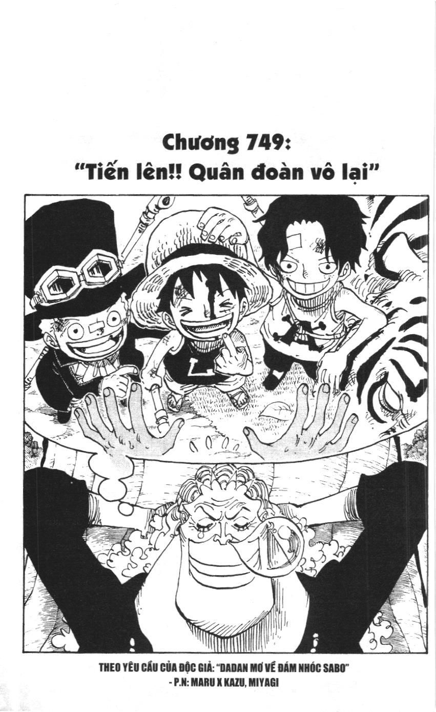 One Piece (NXB Kim Đồng) Chapter 749 - Trang 2