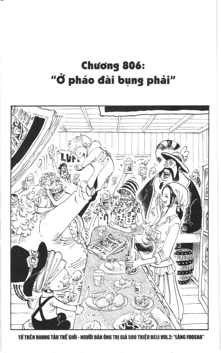 One Piece (NXB Kim Đồng) Chapter 806 - Trang 2