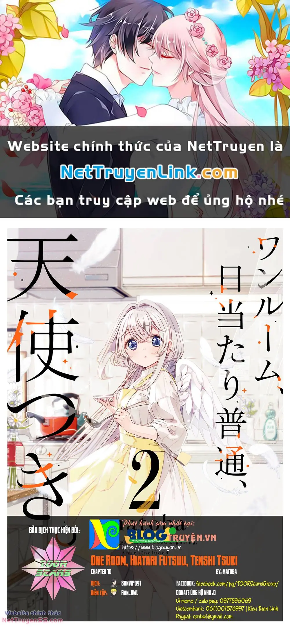 One Room, Hiatari Futsuu, Tenshi Tsuki Chapter 10 - Trang 2
