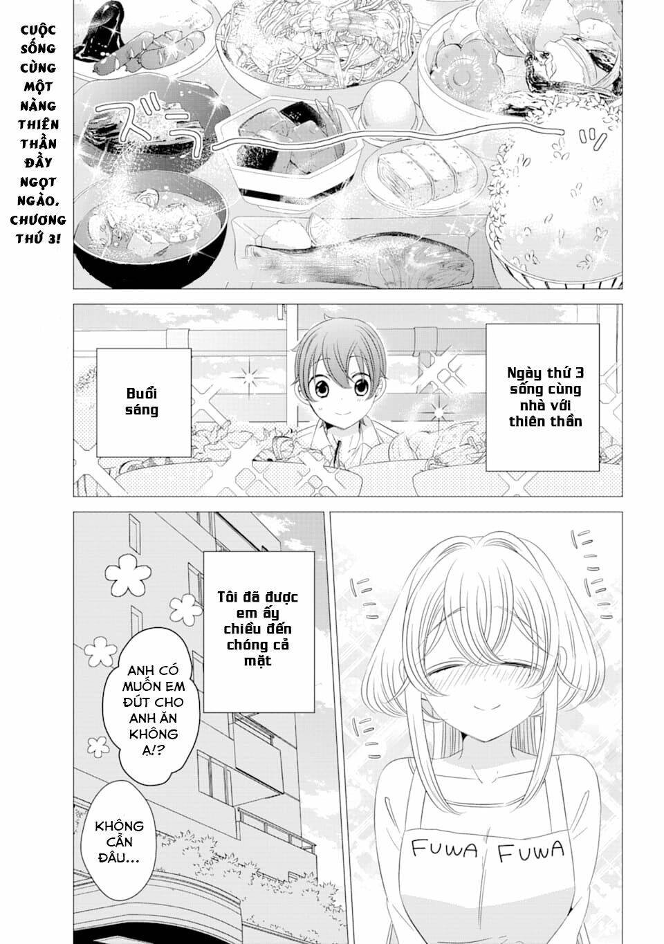 One Room, Hiatari Futsuu, Tenshi Tsuki Chapter 3 - Trang 4