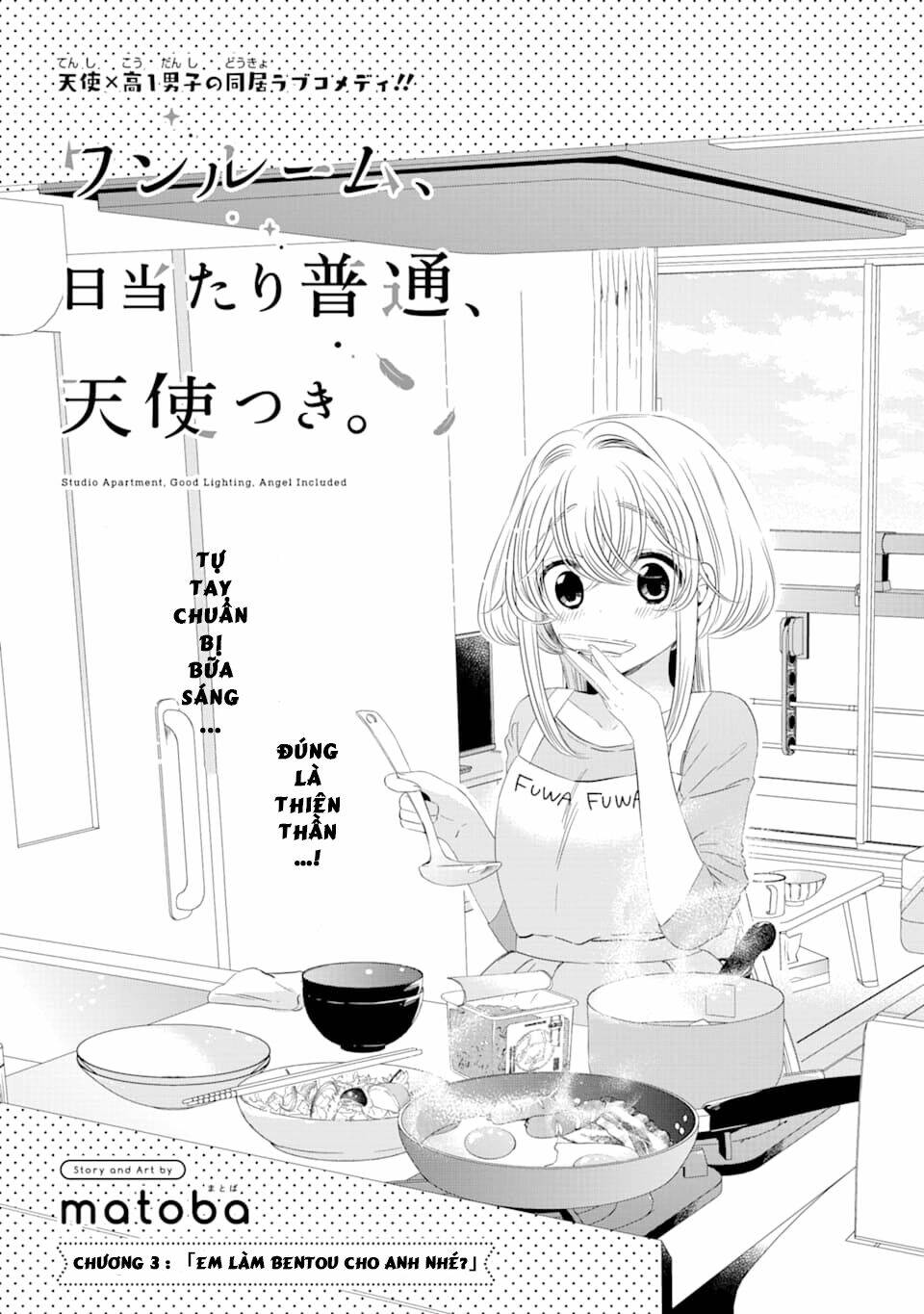 One Room, Hiatari Futsuu, Tenshi Tsuki Chapter 3 - Trang 5