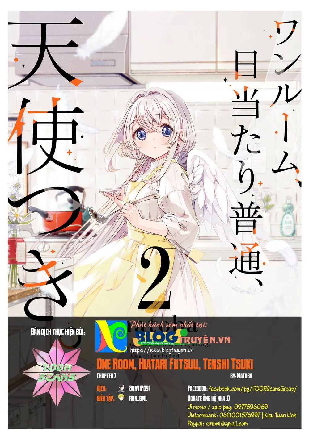 One Room, Hiatari Futsuu, Tenshi Tsuki Chapter 7 - Trang 2