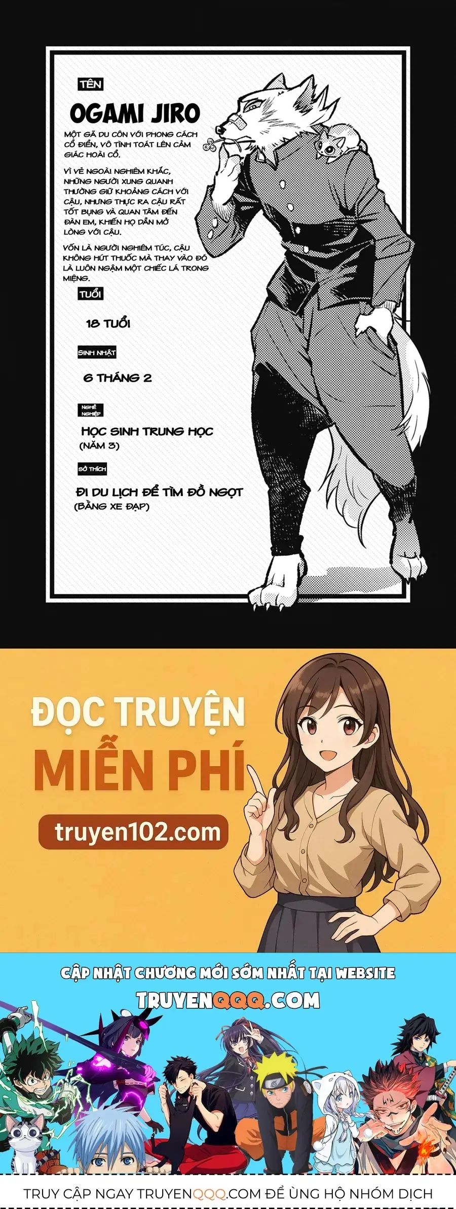 Ookami + Kareshi Chapter 1 - Trang 7