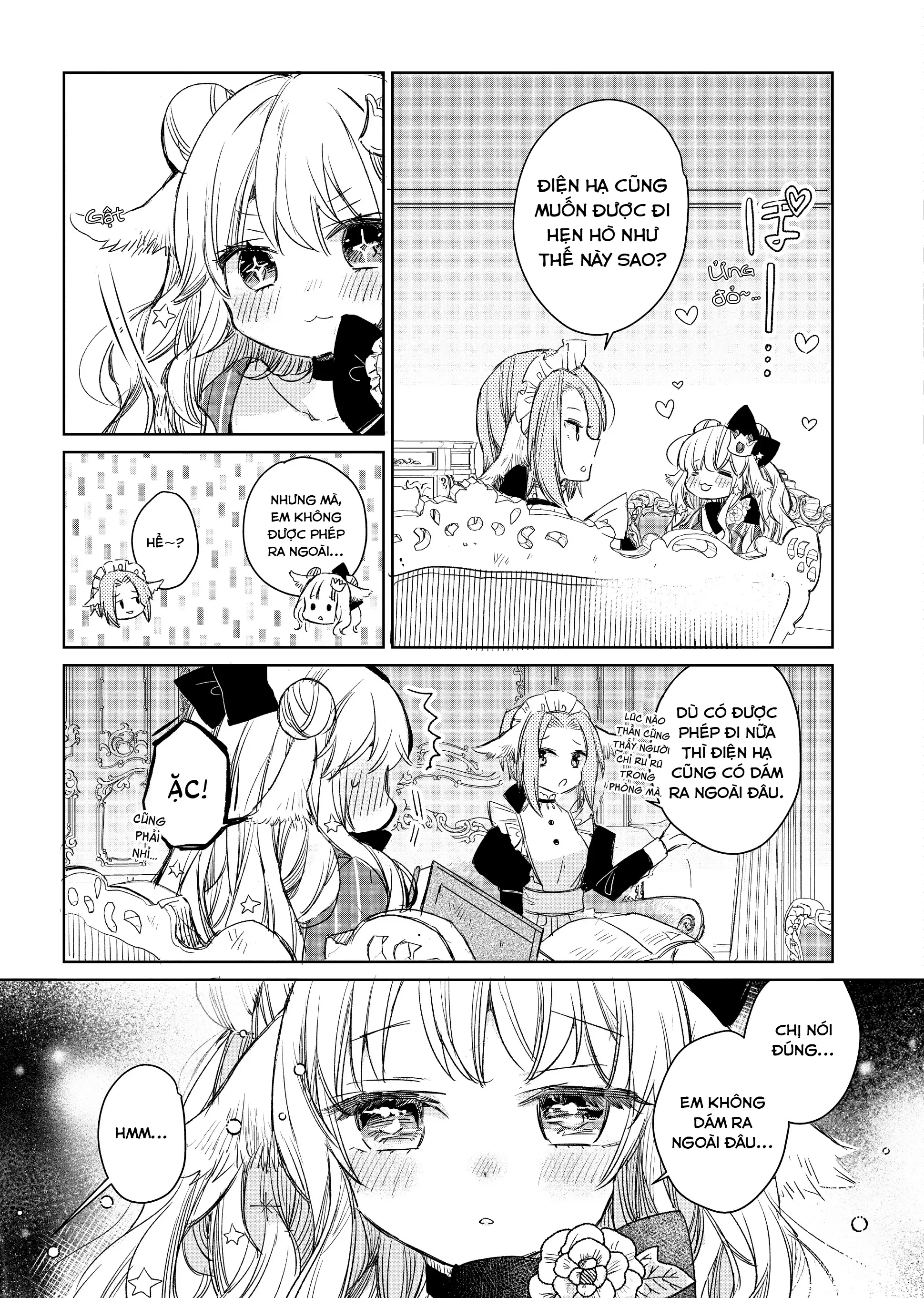 Ookami no Kawa o Kabutta Hitsujihime Chapter 4 - Trang 4
