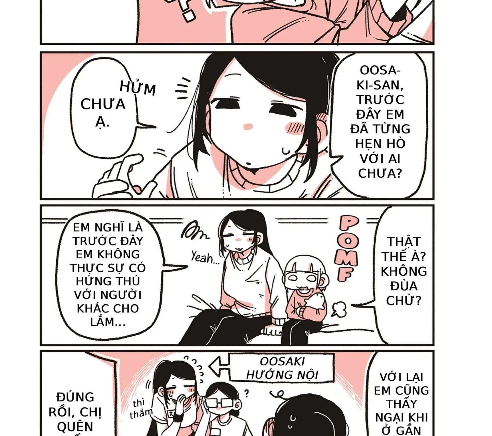 Oosaki-San Và Komori-San Chapter 50 - Trang 6
