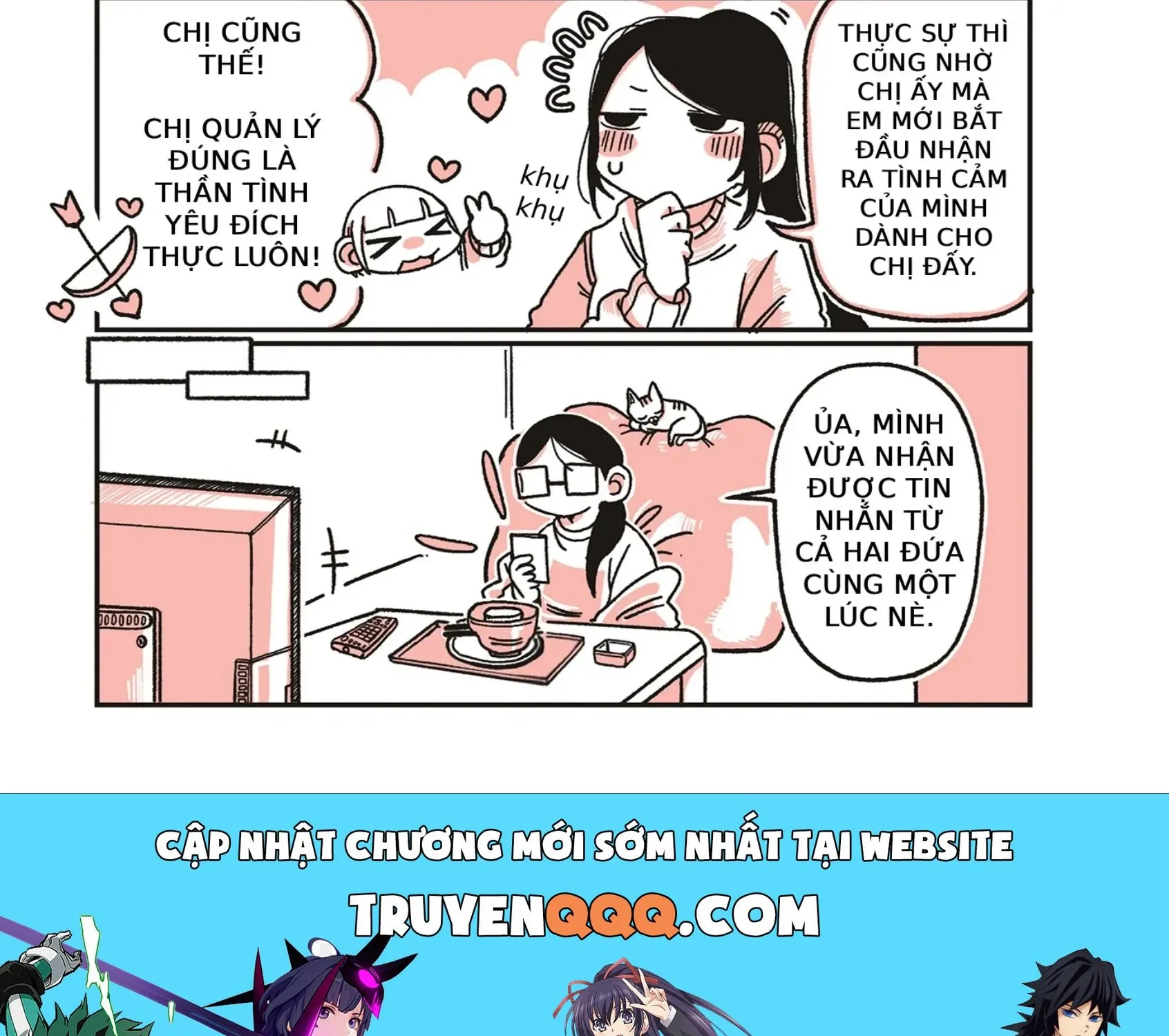 Oosaki-San Và Komori-San Chapter 52 - Trang 7