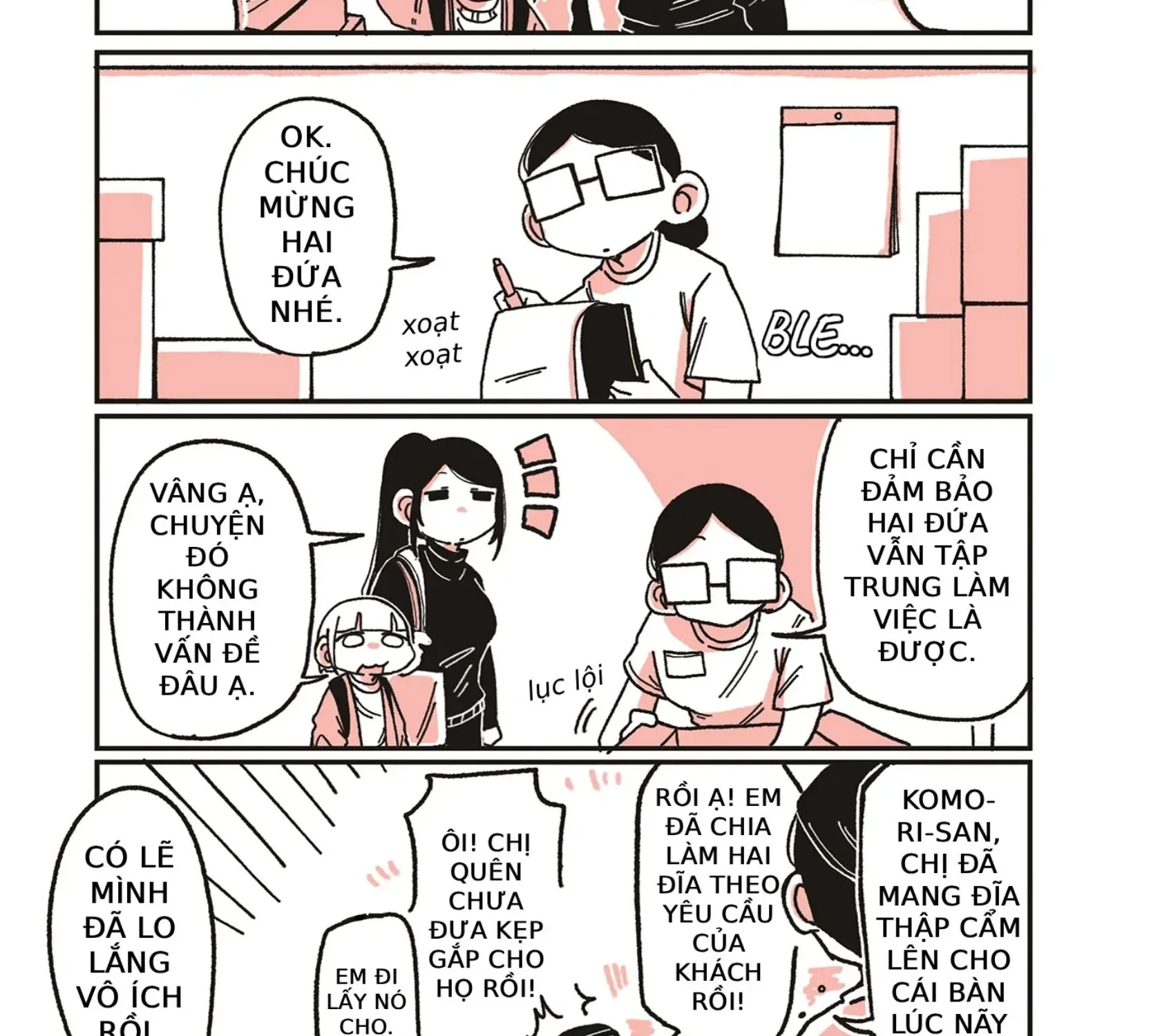 Oosaki-San Và Komori-San Chapter 53 - Trang 6