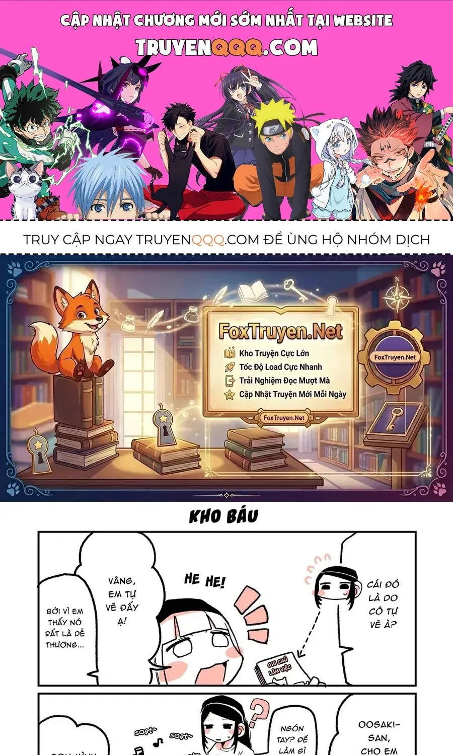 Oosaki-San Và Komori-San Chapter 6 - Trang 2