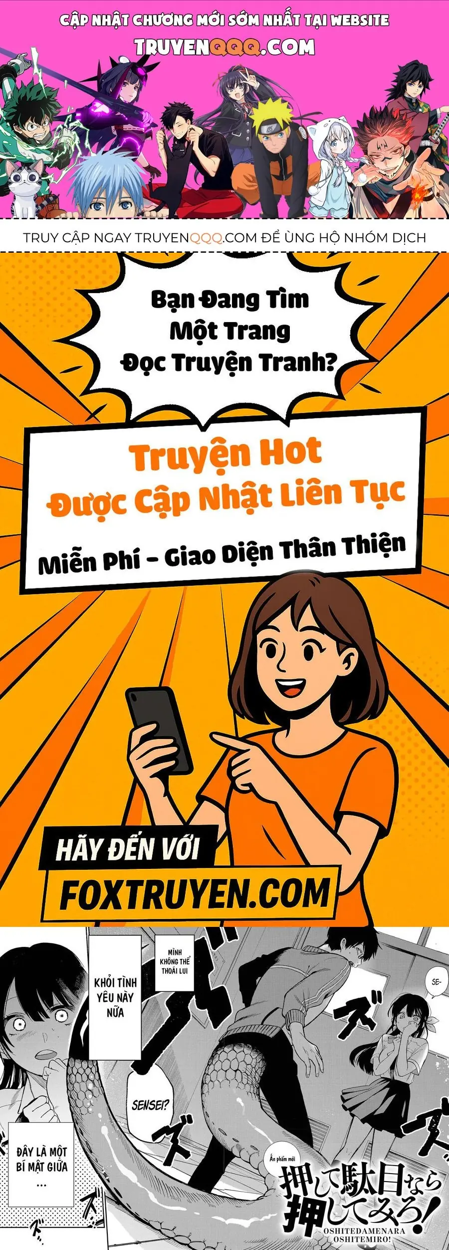 Oshite Dame Nara Oshite Miro! Chapter 1 - Trang 2