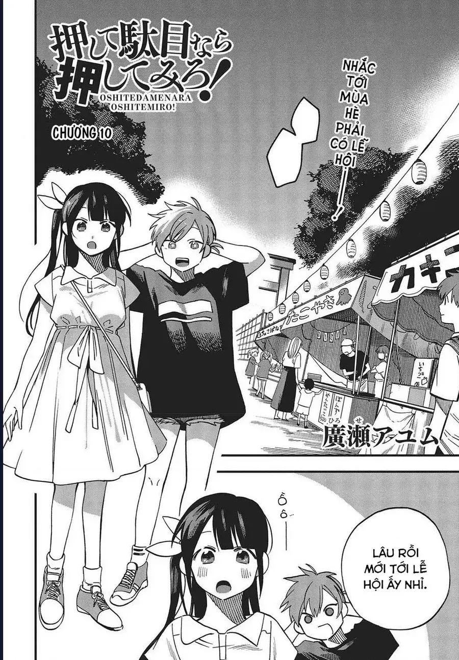 Oshite Dame Nara Oshite Miro! Chapter 10 - Trang 3