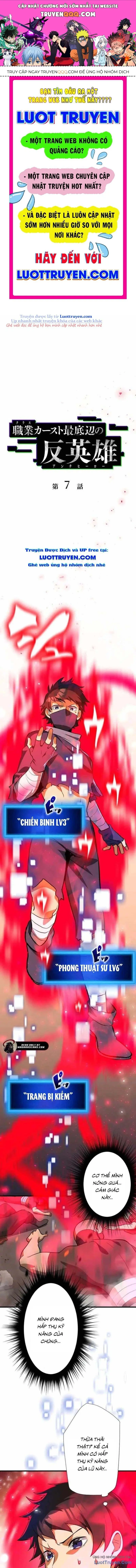 Phản Anh Hùng:  Kẻ Dưới Đáy Hệ Thống Chức Nghiệp Chapter 7 - Trang 2