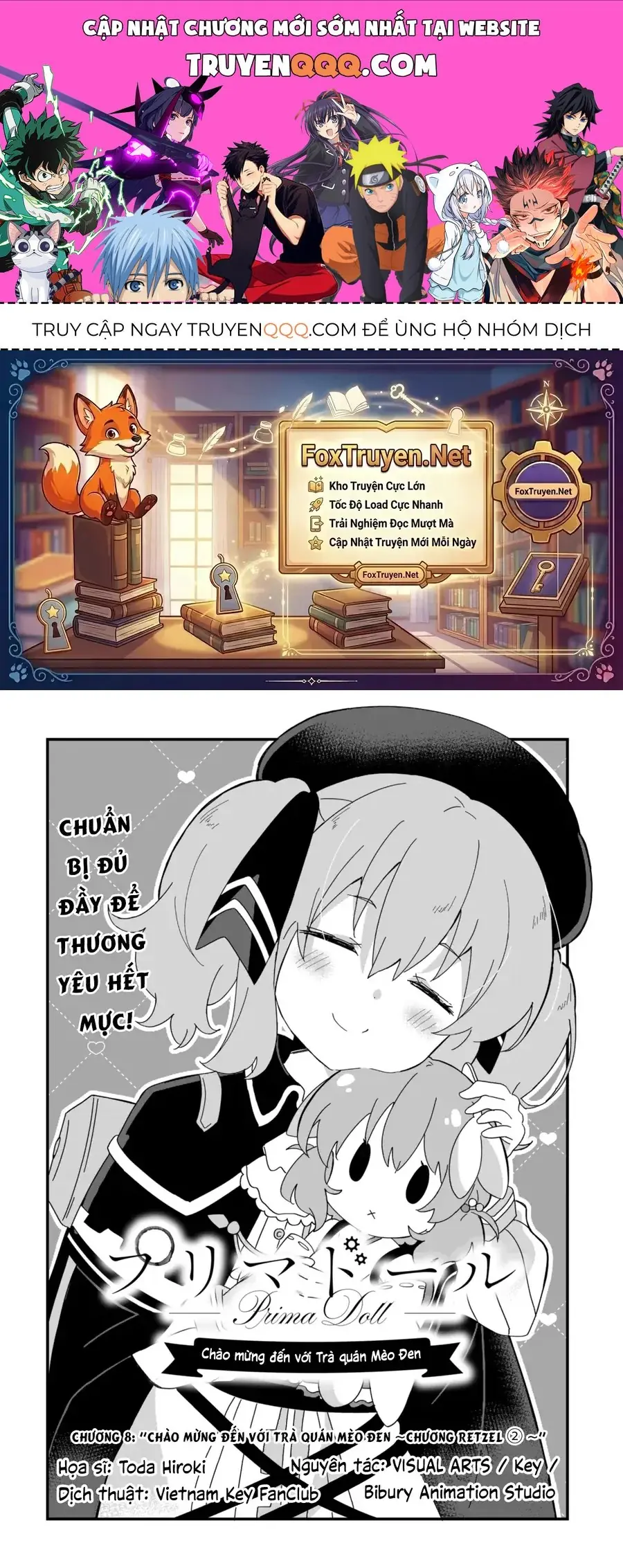 Prima Doll: Yōkoso Kuronekotei E Chapter 8 - Trang 2