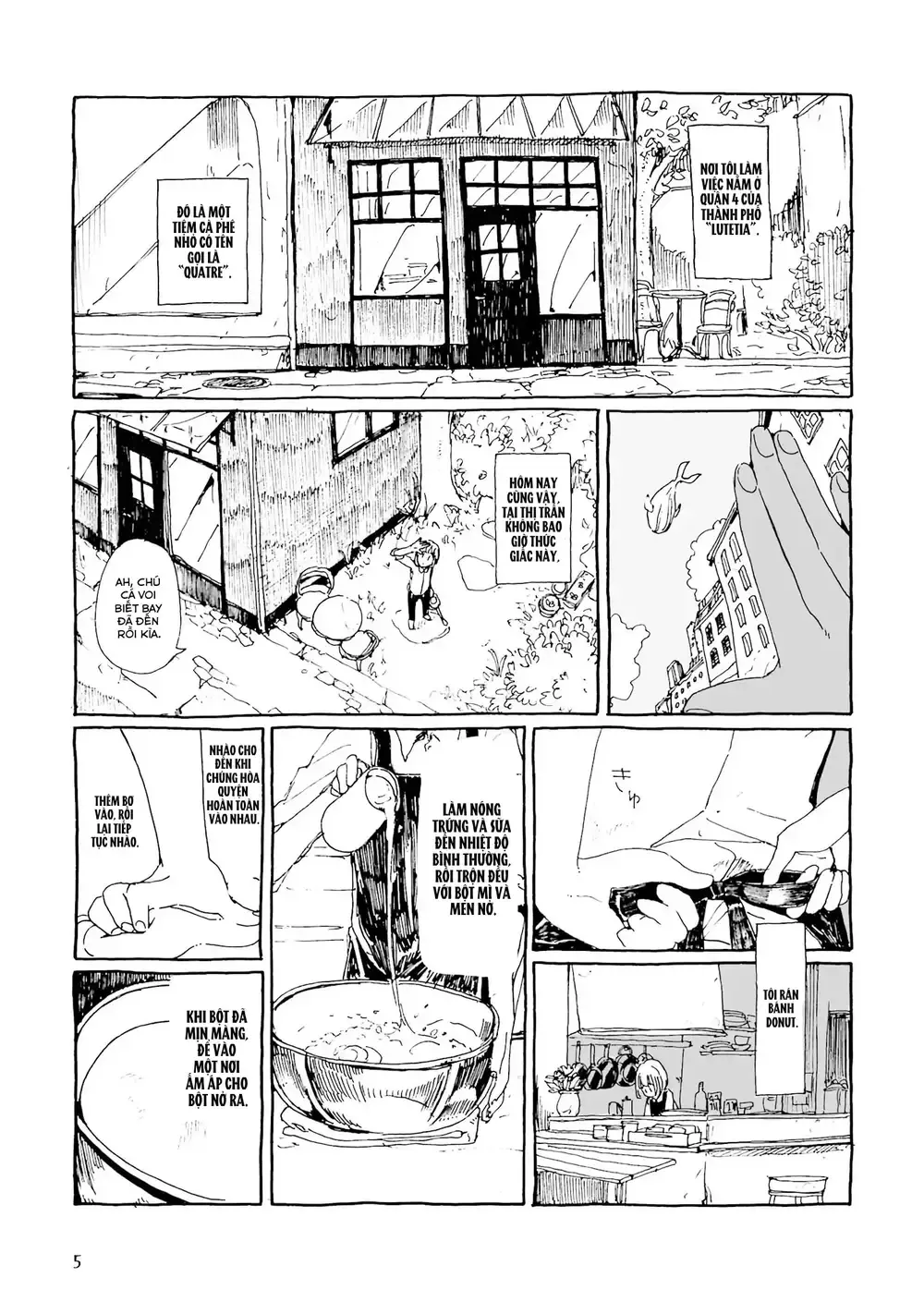 Quán Cà Phê Ở Thị Trấn Không Bao Giờ Tỉnh Giấc Chapter 1 - Trang 10