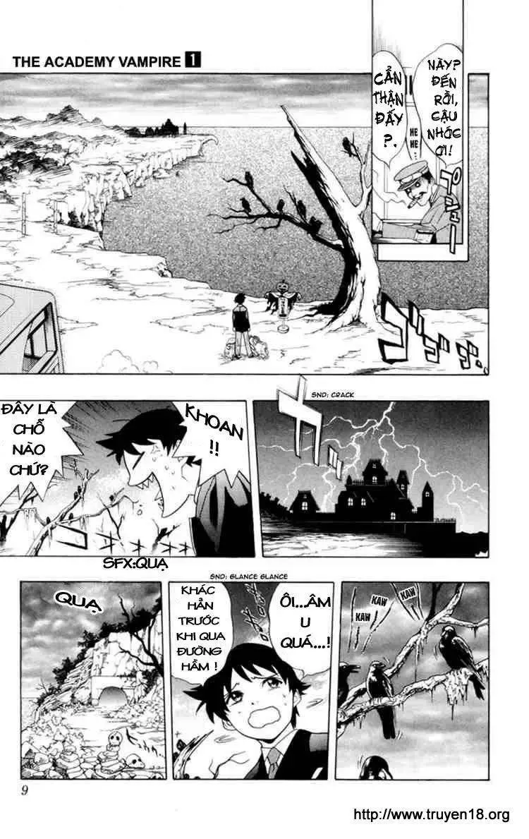Rosario + Vampire Ss1 Chapter 1 - Trang 10