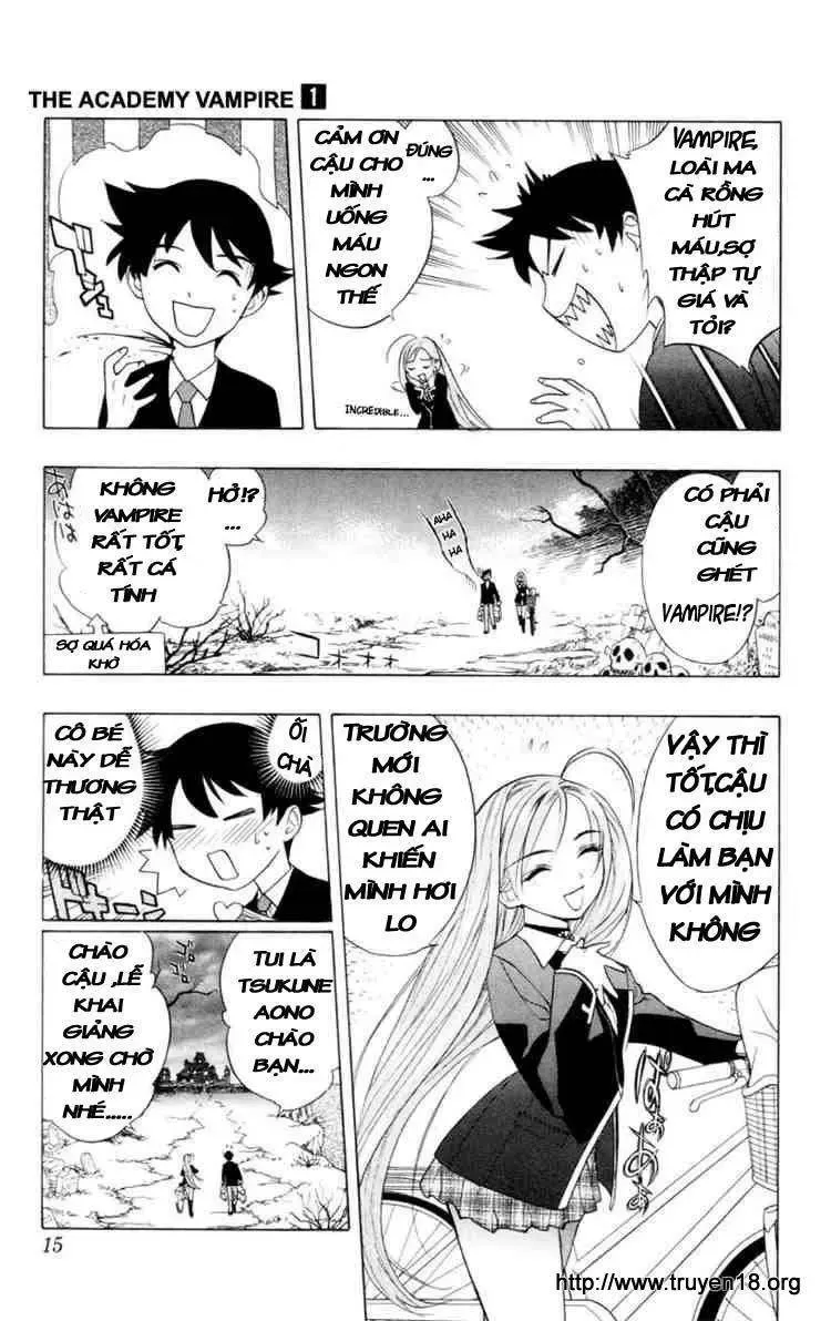 Rosario + Vampire Ss1 Chapter 1 - Trang 16