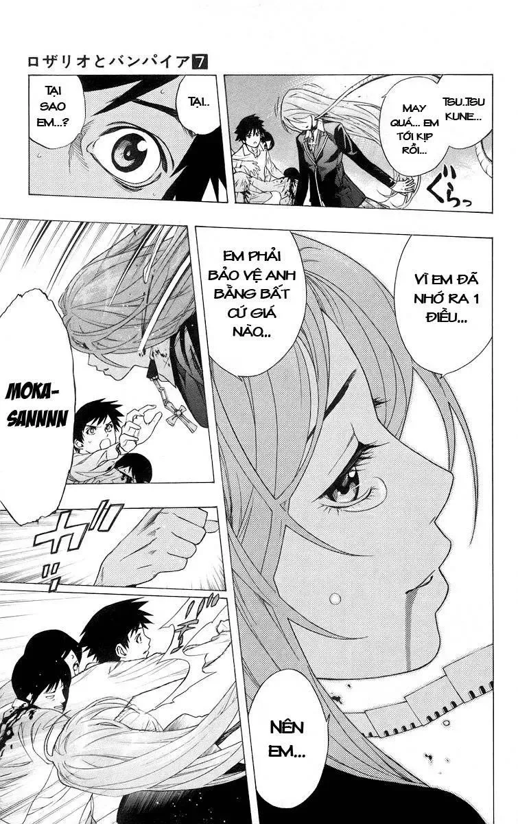 Rosario + Vampire Ss1 Chapter 25 - Trang 35