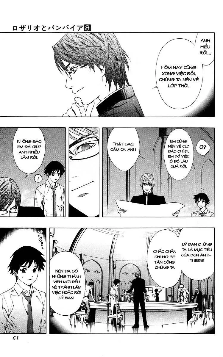 Rosario + Vampire Ss1 Chapter 30 - Trang 13