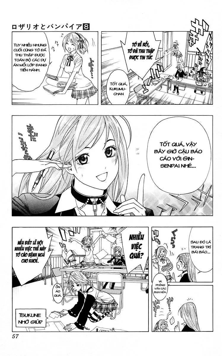 Rosario + Vampire Ss1 Chapter 30 - Trang 9