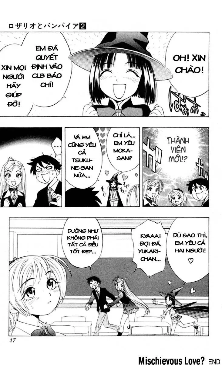 Rosario + Vampire Ss1 Chapter 5 - Trang 43