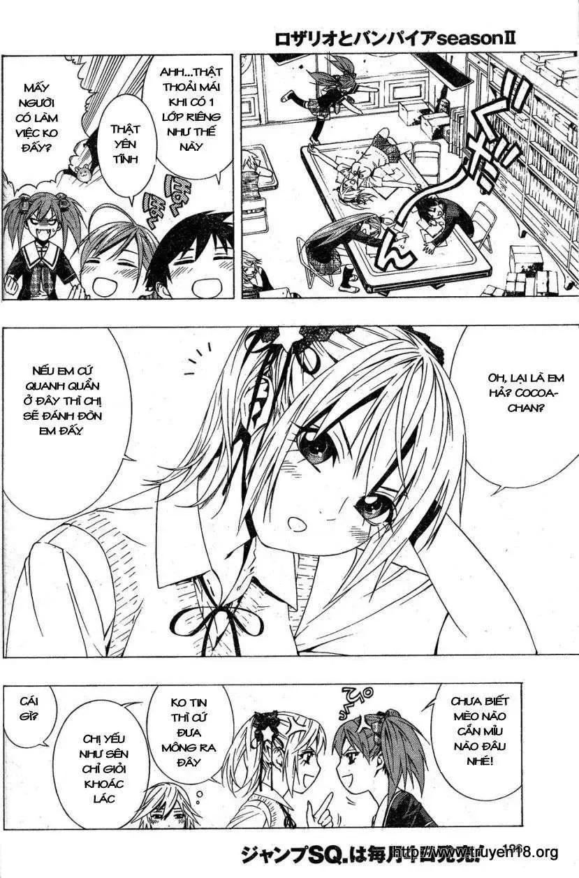 Rosario + Vampire Ss2 Chapter 4 - Trang 11