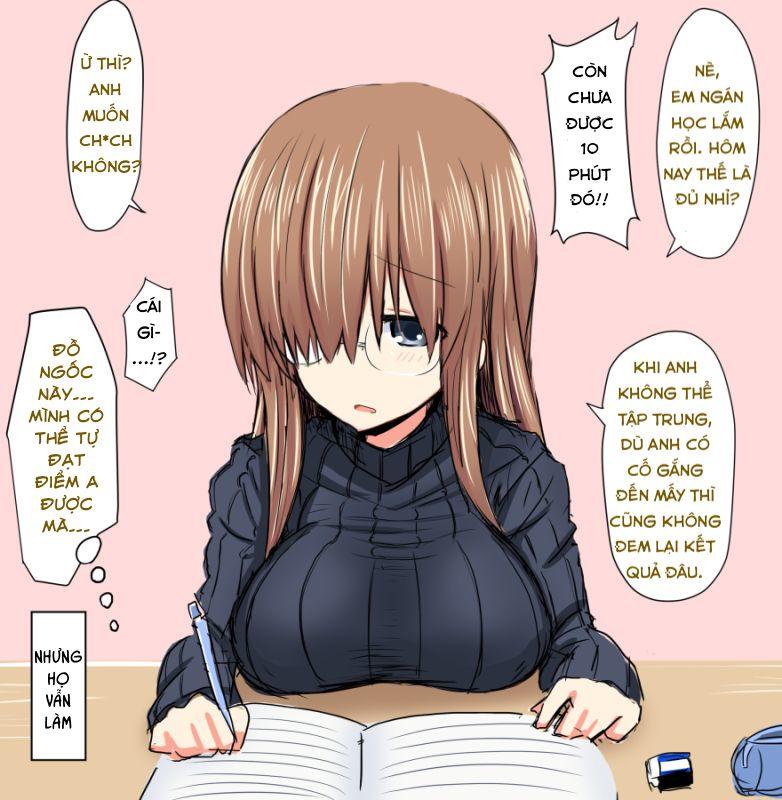 Saho-Chan Won't Concentrate Properly On Her Studies. Chapter 1 - Trang 4