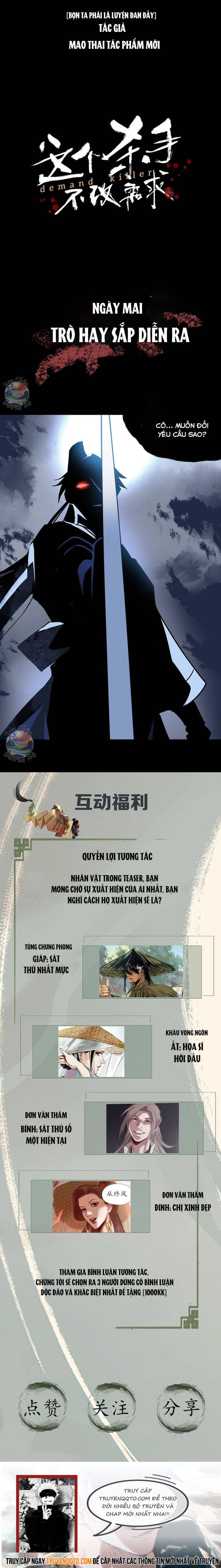 Sát Thủ Bất Cải Lệnh Chapter 1 - Trang 5