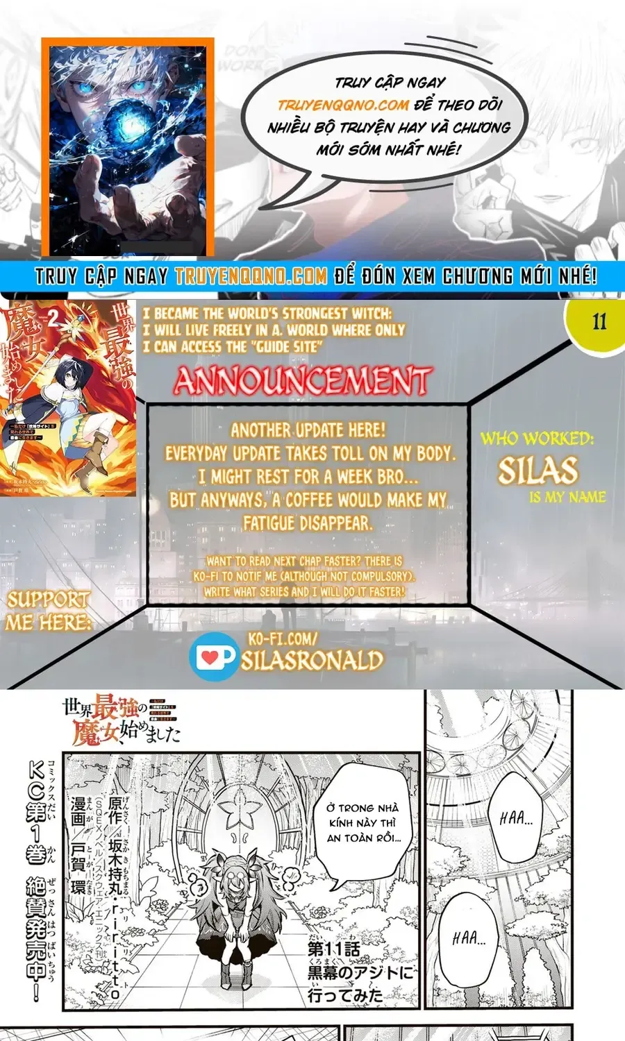 Sekai Saikyou No Majo, Hajimemashita - Watashidake Chapter 11 - Trang 2