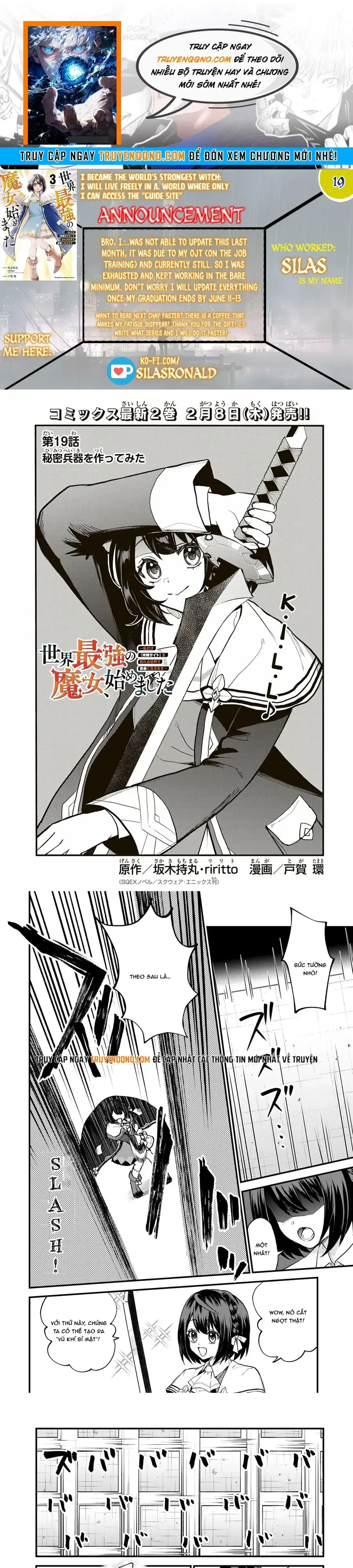 Sekai Saikyou No Majo, Hajimemashita - Watashidake Chapter 19 - Trang 2