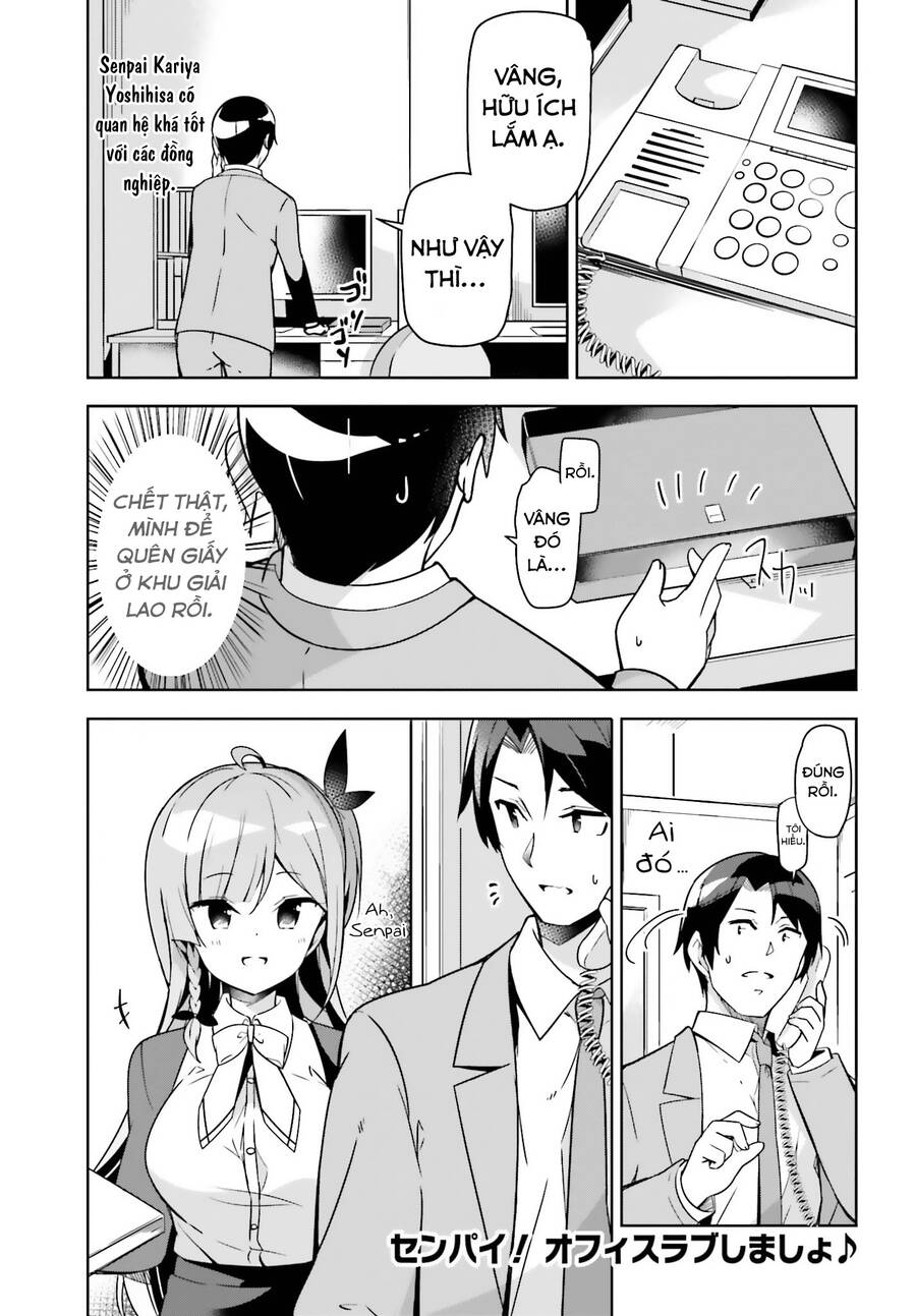 Senpai! Let's Have An Office Romance Chapter 5.1 - Trang 3