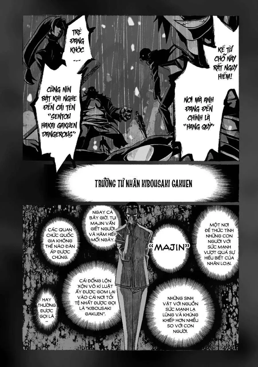 Sentou Hakai Gakuen Dangerous Chapter 1 - Trang 9